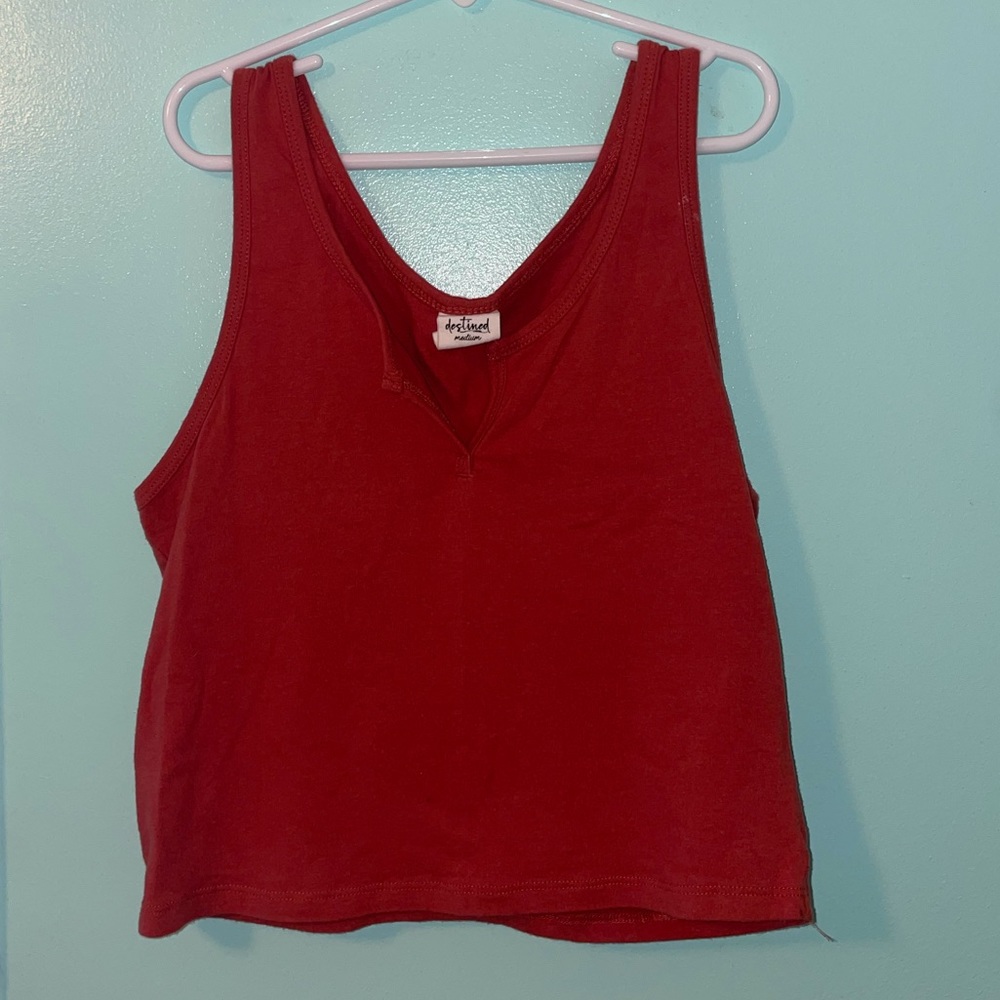 Super Cute Burnt Orange Tank